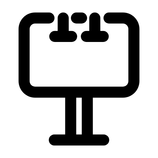 advertisement billboard icon