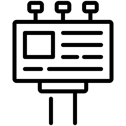 advertisement board icon