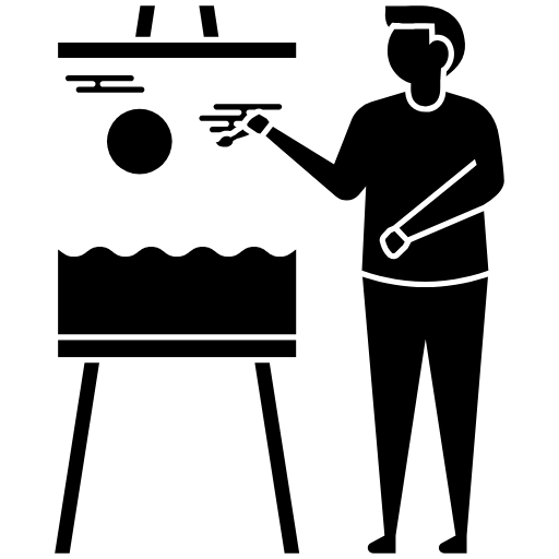 artist canvas icon