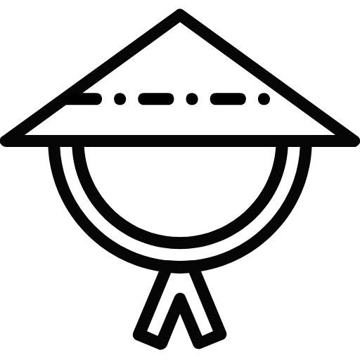 asian hat icon