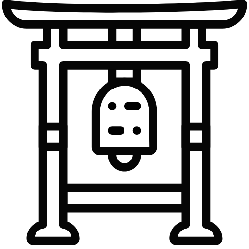 asian shrine icon