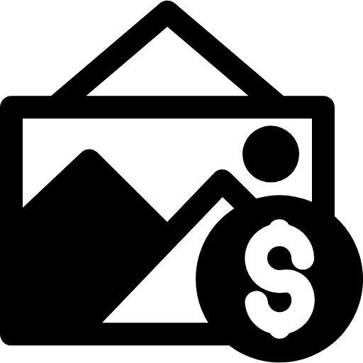 auction and sale icon