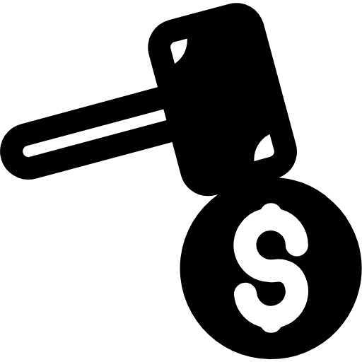 auction and sale icon