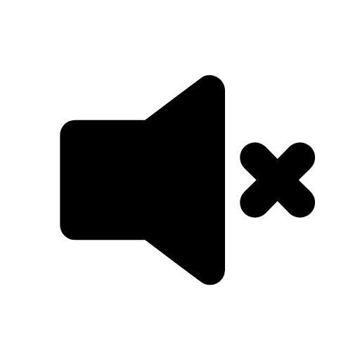 audio mute icon