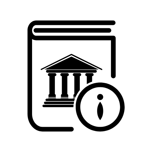 bank book information icon