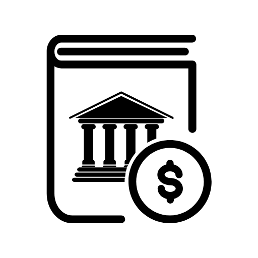 bank book money icon