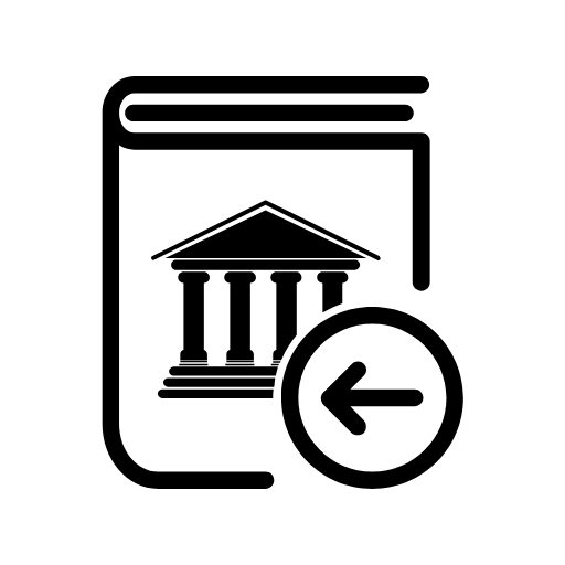 bank book receive icon