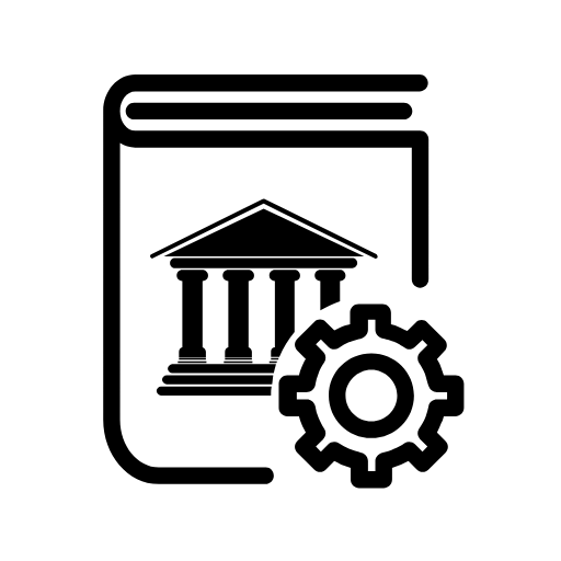 bank book setting icon