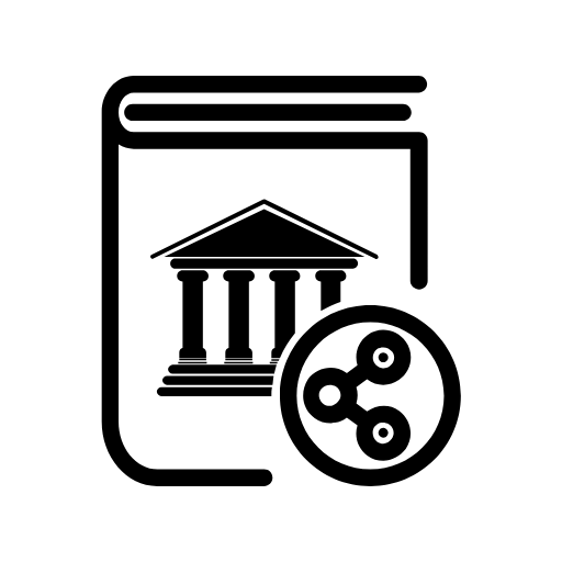 bank book share icon