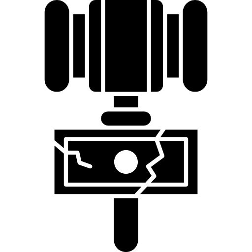bankruptcy court icon