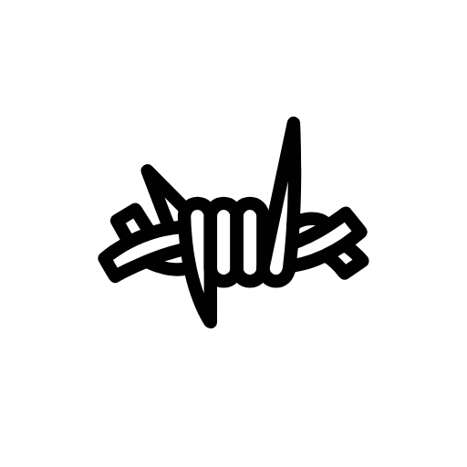 barbed wire icon