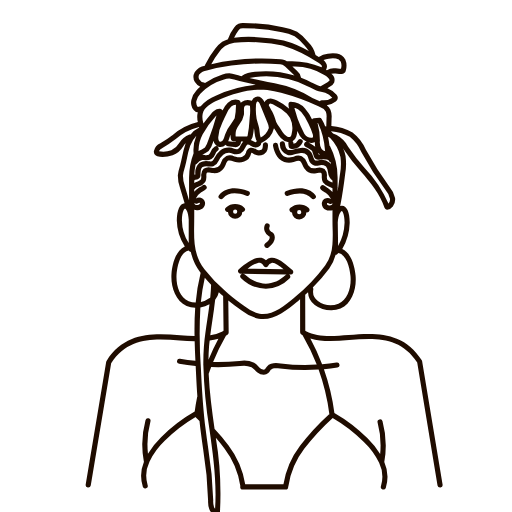 beach girl icon