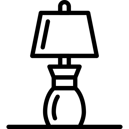 bedroom lamp icon