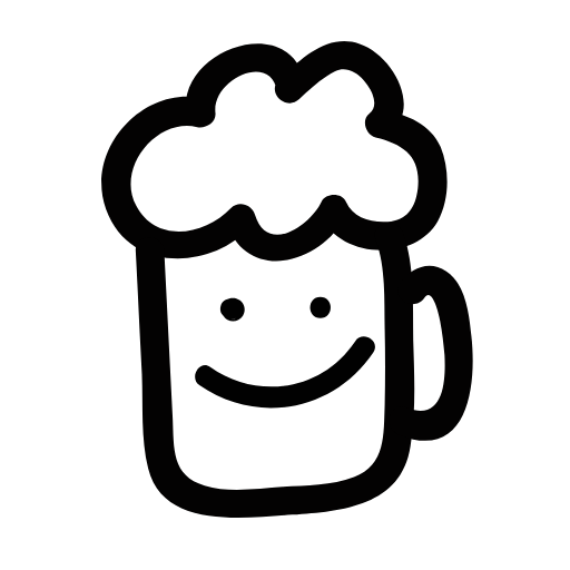 beer smile icon