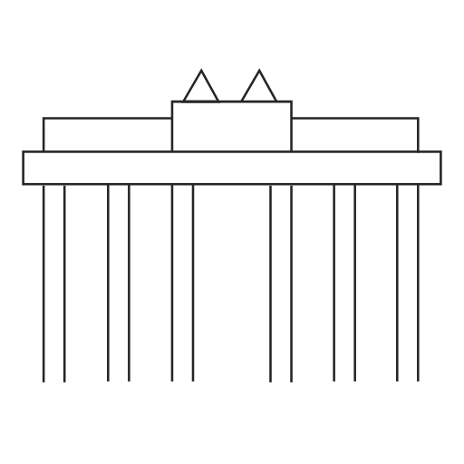 berlin brandenburg gate icon