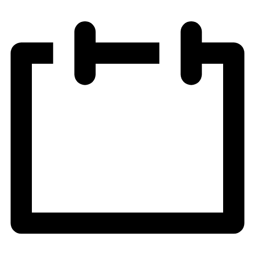 blank calendar icon