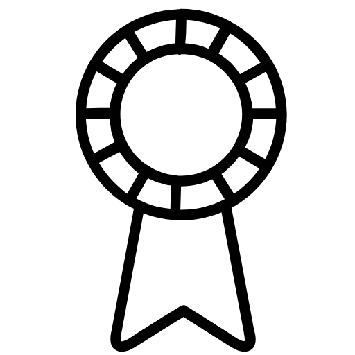 blue ribbon icon