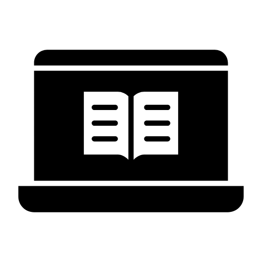 book laptop icon