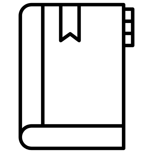 bookmark diary icon