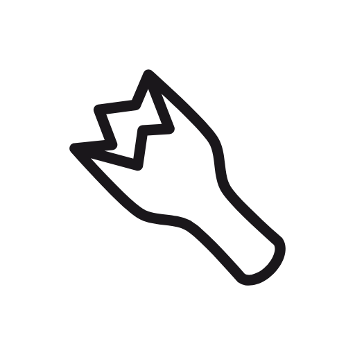 broken bottle icon
