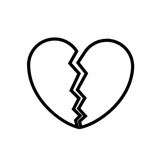 broken heart icon
