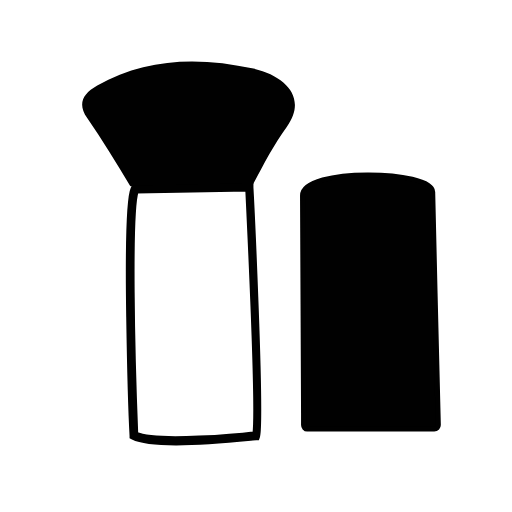 bronzer brush icon
