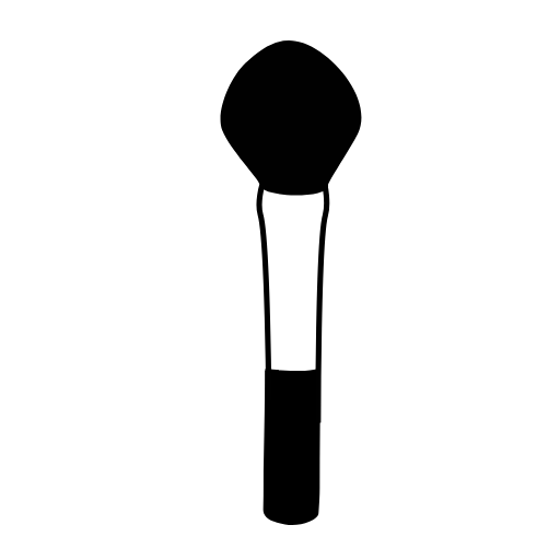 bronzer brush icon