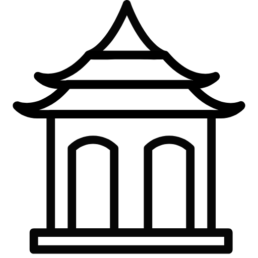 buddhist shrine icon