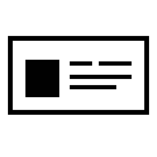 business card icon