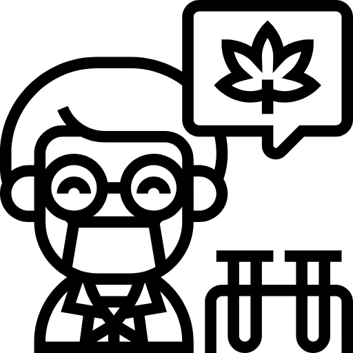 cannabis research icon