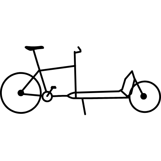 cargo bicycle icon
