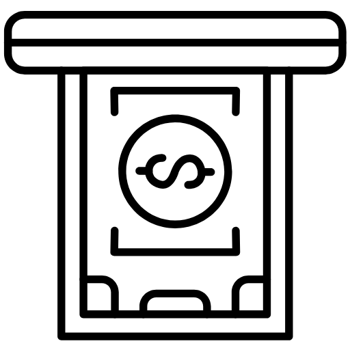 cash withdrawal icon