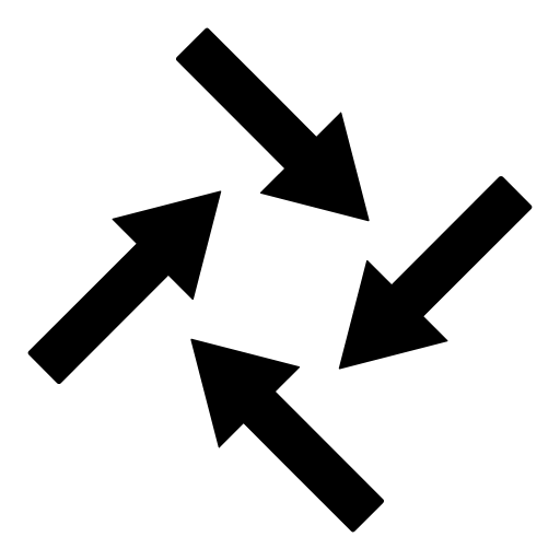 centripetal arrows icon