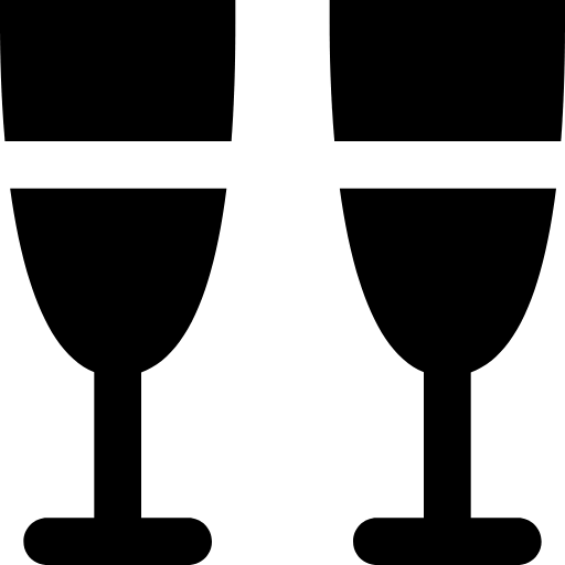 champagne glasses icon
