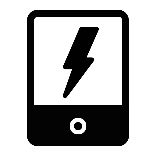 charging tablet icon