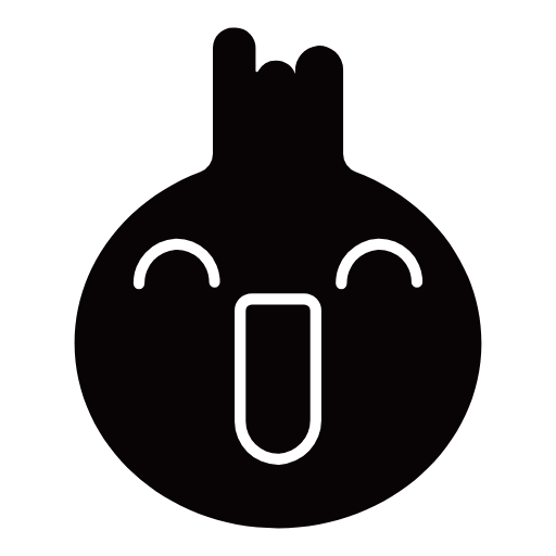 cheerful onion icon