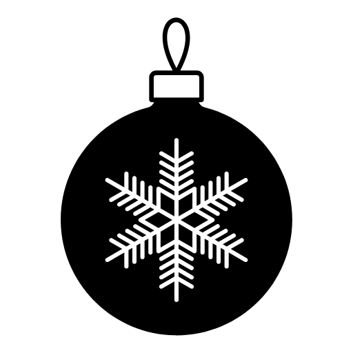 christmas ornament icon