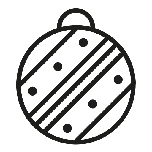 christmas ornament icon