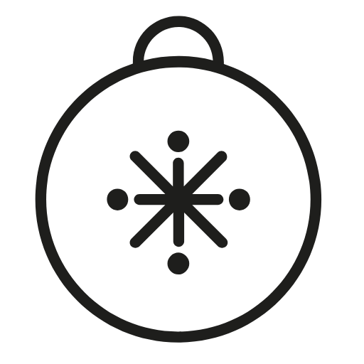 christmas ornaments icon