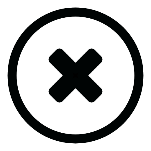 circle cross icon