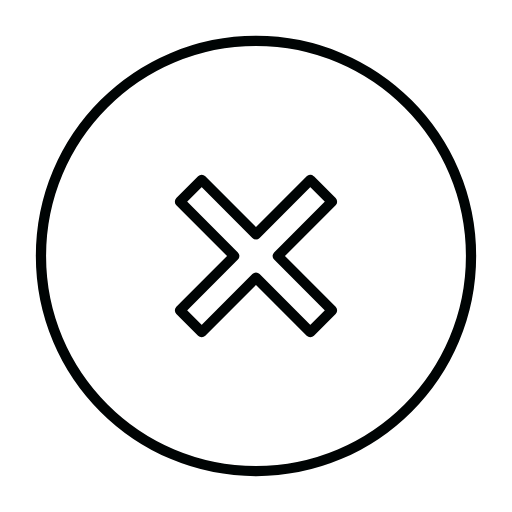 circle cross icon