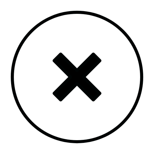 circle cross icon