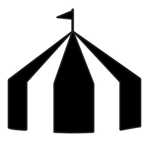 circus tent icon