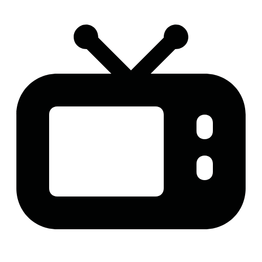 classic tv set icon