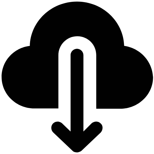 cloud download icon