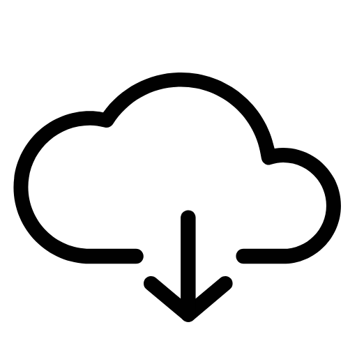 cloud download icon