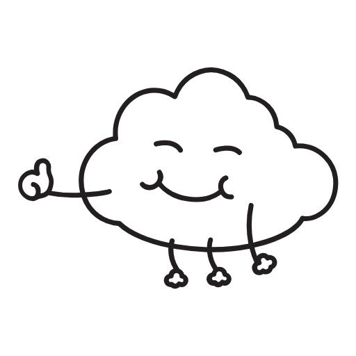 cloud ok icon