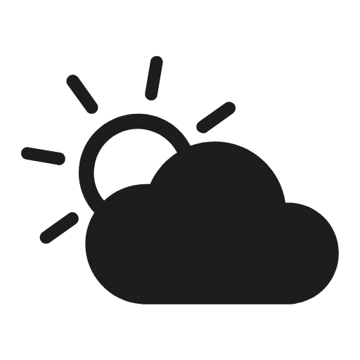cloud sun icon