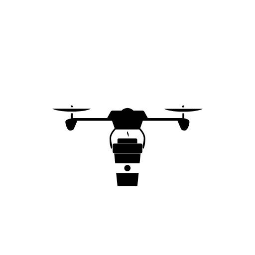 coffee drone icon