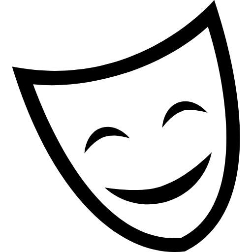 comdey mask icon